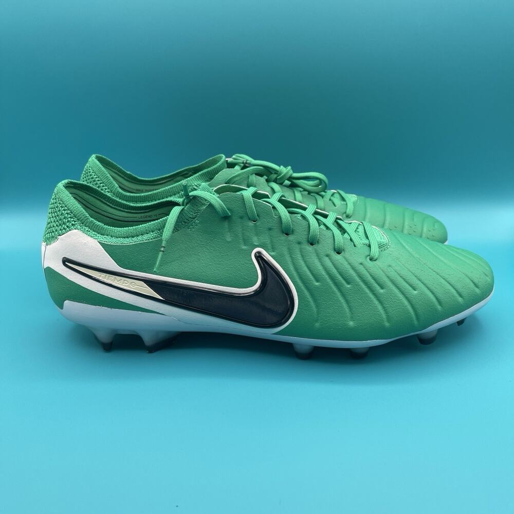 Nike Tiempo Legend 10 Elite FG ‘Stadium Green’ Cleats HJ7272-300 Mens Size 12.5